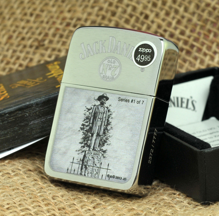 正品zippo打火机 28736杰克丹尼纪念标志火机#1号 芝宝打火机批发 图片_高清大图 - 阿里巴巴