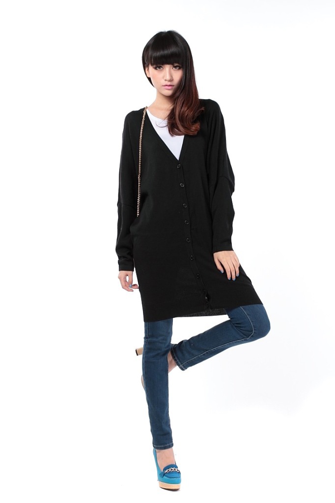 <em>针织</em>衫 <em>范冰冰</em>款式 长款毛衣<em>针织开衫</em>批发 超时