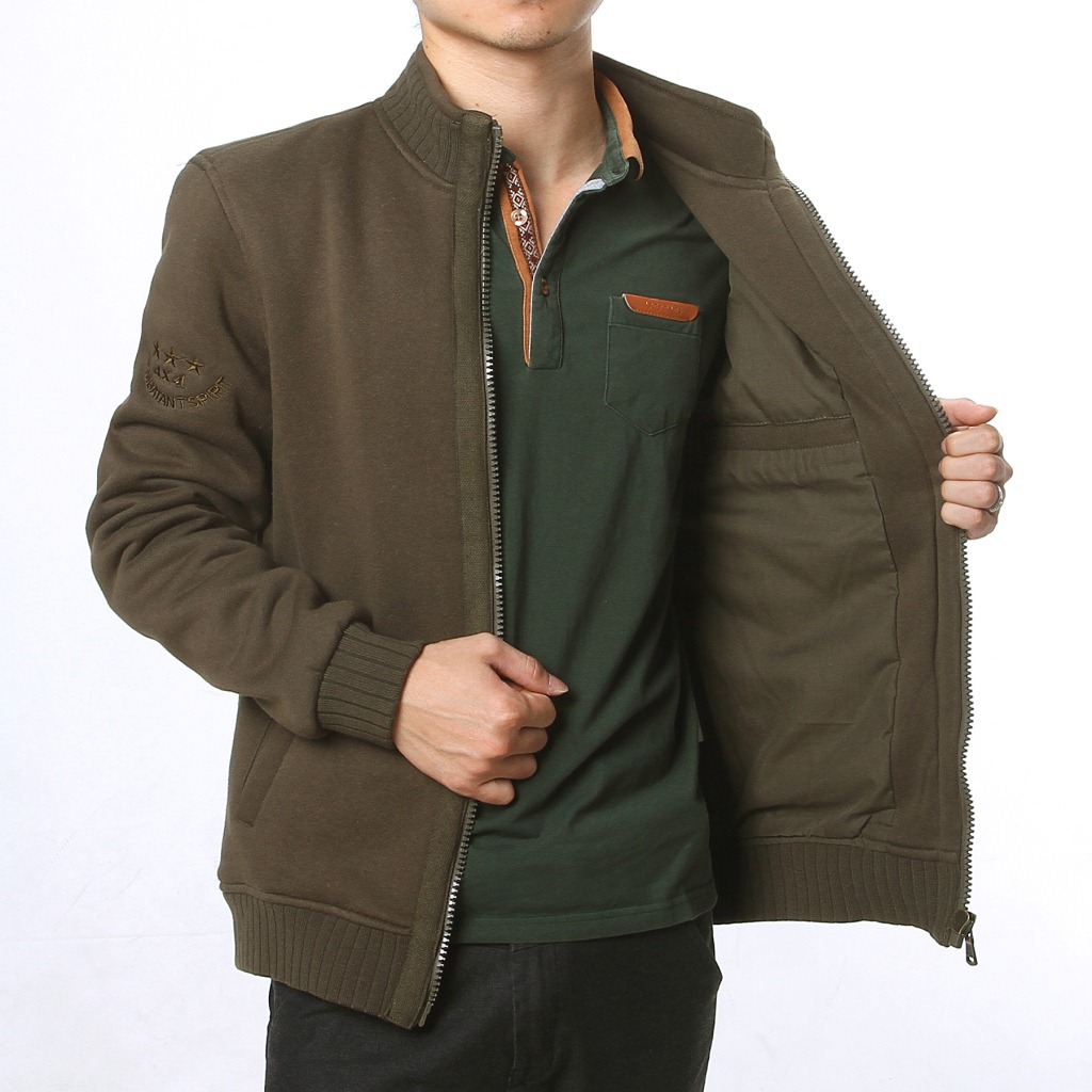 秋<em>冬装</em>jeep rich 翻领夹克衫<em>男薄外套大码</em>工装男