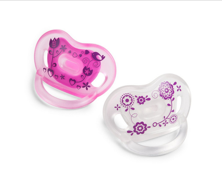 【美国Born Free 宝宝纯硅胶一体安抚奶嘴 不含