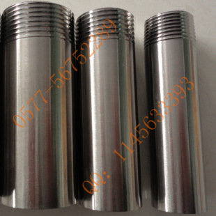 头-现货批发 201螺纹钢管外丝 对丝DN50 2寸外