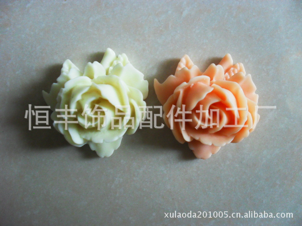 【义乌精美树脂花批发 手机diy配件 饰品配件 塑