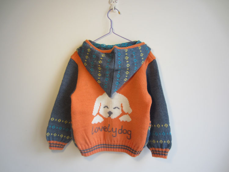 【手工编织婴<em>幼儿羊毛线</em>毛衣宝宝<em>开衫</em>/男女童