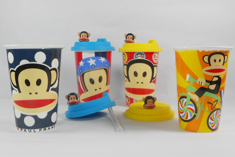 大嘴猴单层杯 创意个性陶瓷水杯 礼品马克杯1