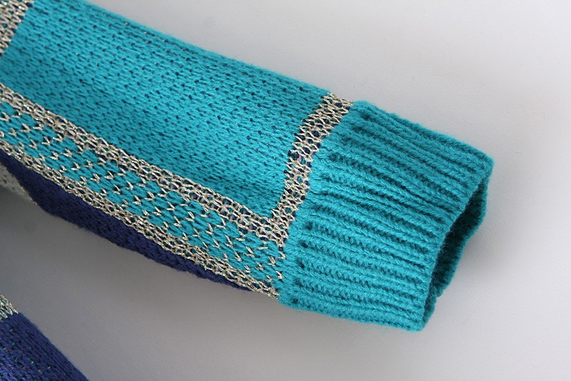 【春秋冬款新款欧美风中长款长袖圆领<em>开衫</em>妖精