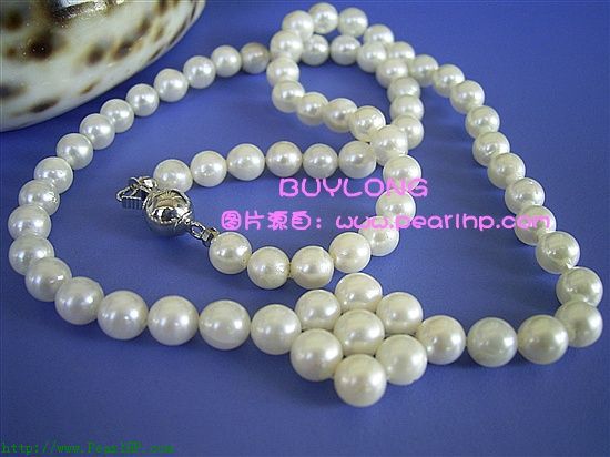 批发采购项饰-七巧玲珑心独特小巧白色花样珍