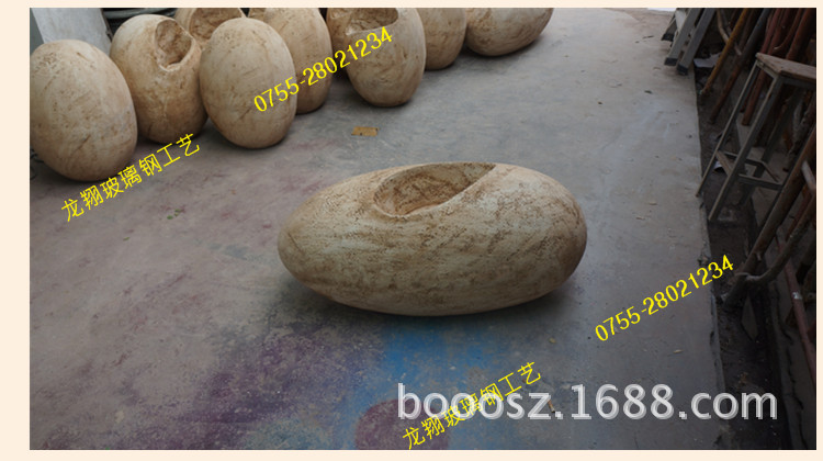 3创意玻璃钢花盆