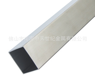 rectangular pipe-satin polish