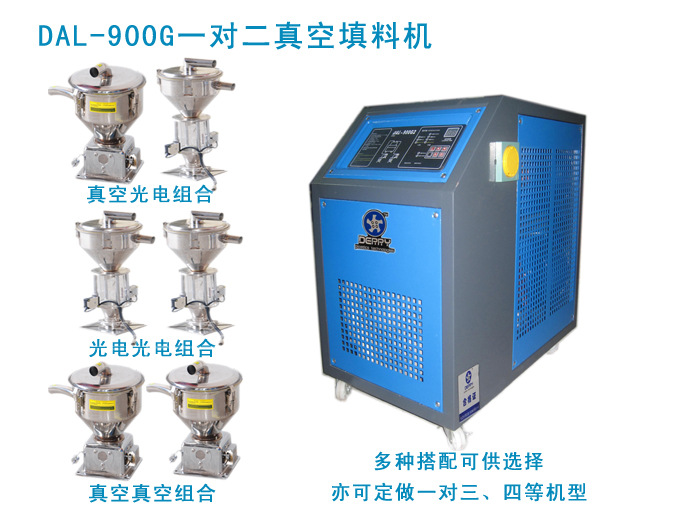 厂家供应 900G 一对二真空填料机【一年质保，终身维护】