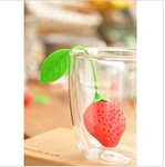 草莓矽膠茶葉包/糖果過濾包/矽膠泡茶器/茶球 茶隔 茶葉過濾器