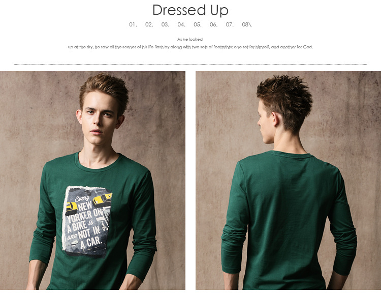 Dokie修身男装T恤批发