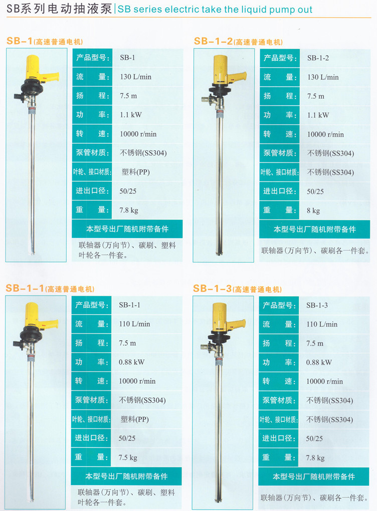 SB电动抽液泵_副本