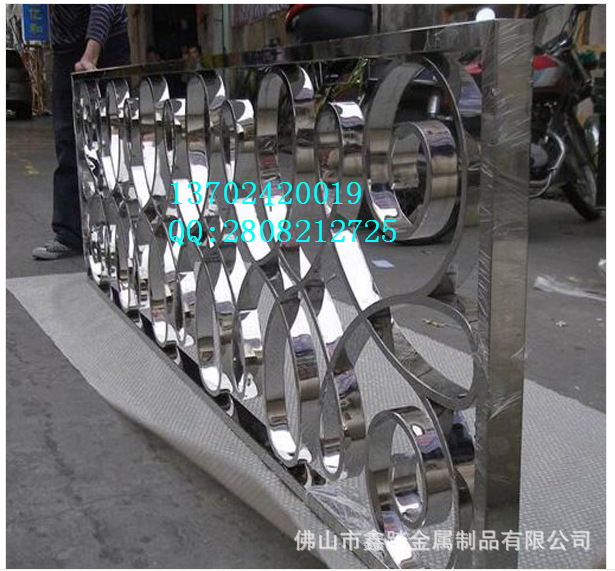 镜面不锈钢屏风