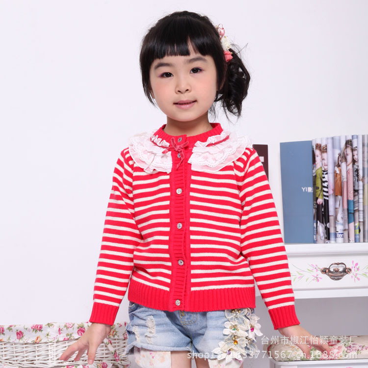 厂家直销 新款儿童毛衣<em>童装针织开衫</em> 2013女童