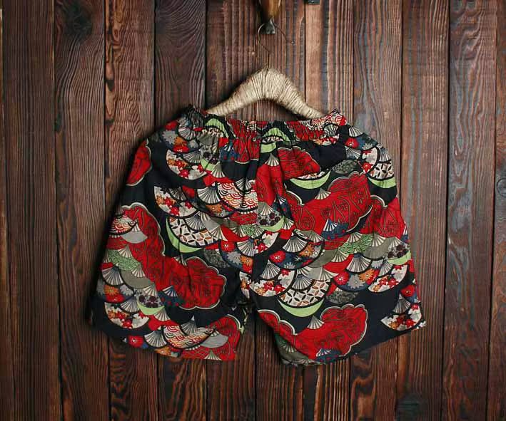 【批发日单潮品 男士中国风亚麻<em>棉短裤</em>五分裤