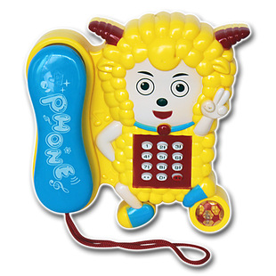婴幼儿教具-批发喜洋洋电话机 音乐电话机 三款