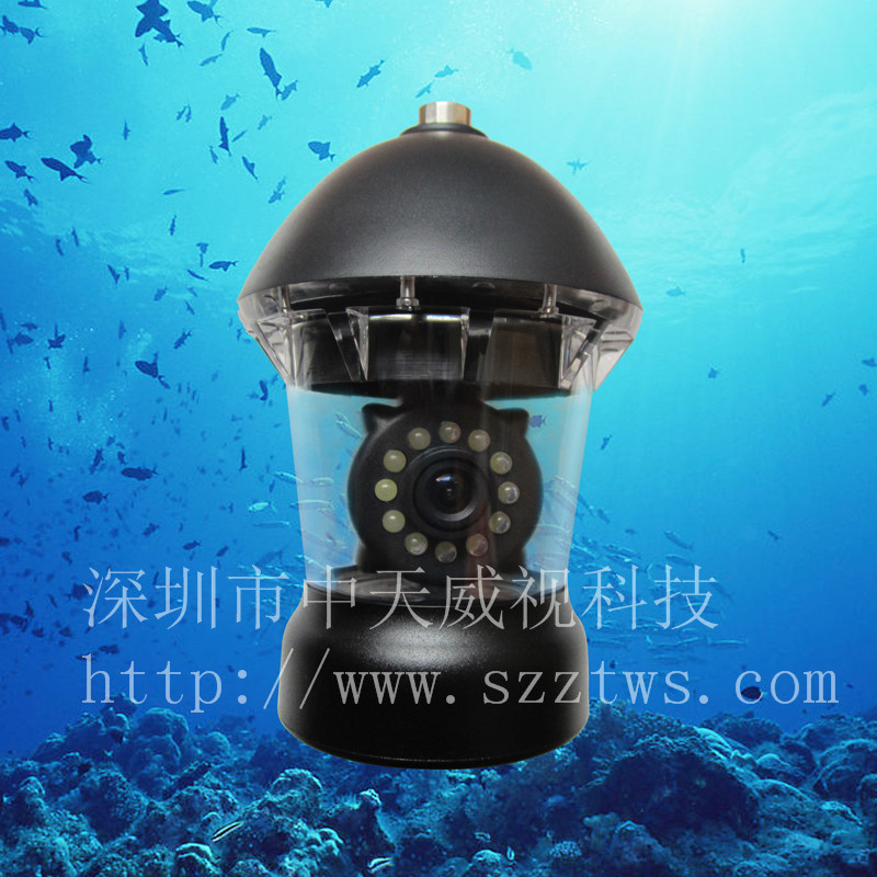 监控摄像机-新款360度旋转水下摄像机 水下钓