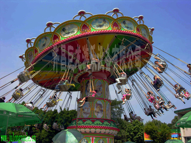 大型户外陆地游乐设备-摇头飞椅公园娱乐设备