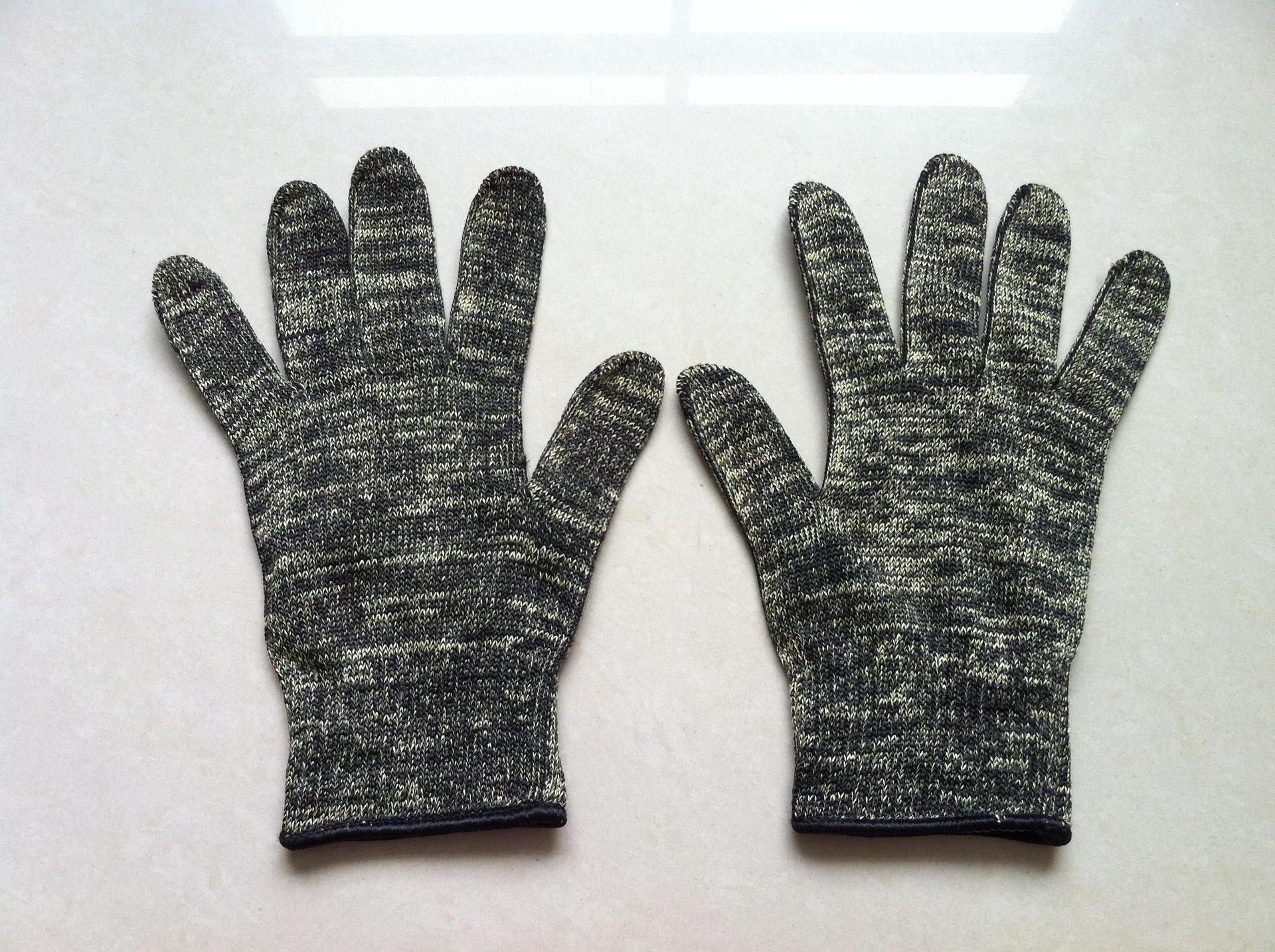 手部防护-供应凯夫拉+钢丝防割手套,KEVLAR