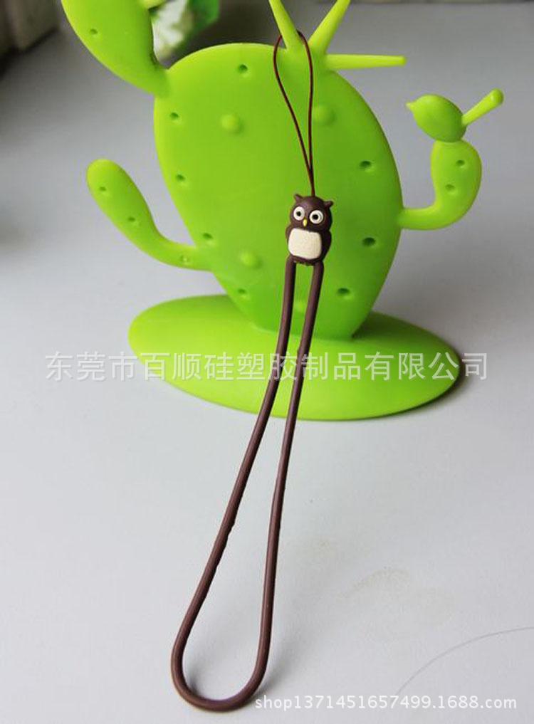 卡通矽膠手機繩 (17)