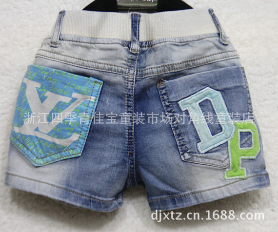 【2013夏季童裤 牛仔<em>短裤</em> <em>小童男短裤</em> 四季青童