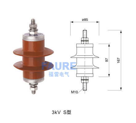 YH5WS-3kv配电型无间隙避雷器副本