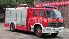 上格SGX5150GXFPM55泡沫消防车B180东风康明斯发动机