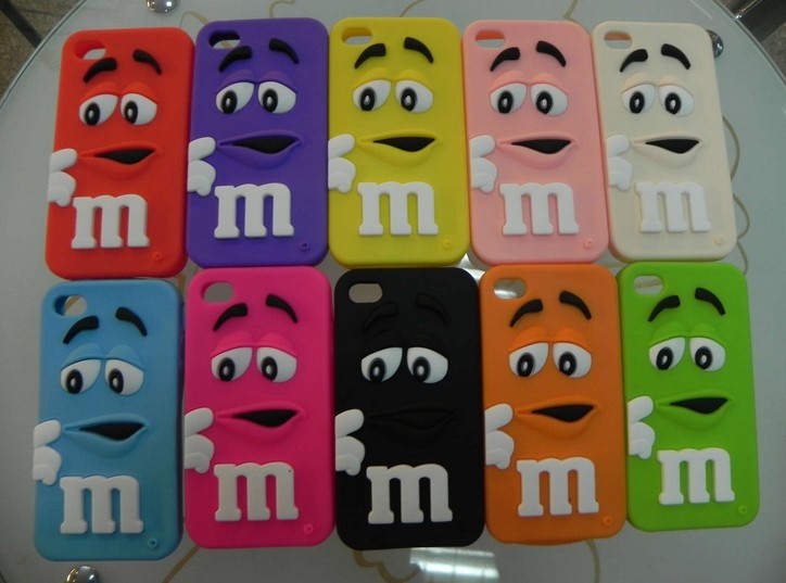 热卖时尚M豆手机套,适用机型iphone4\/5\/5c\/三星