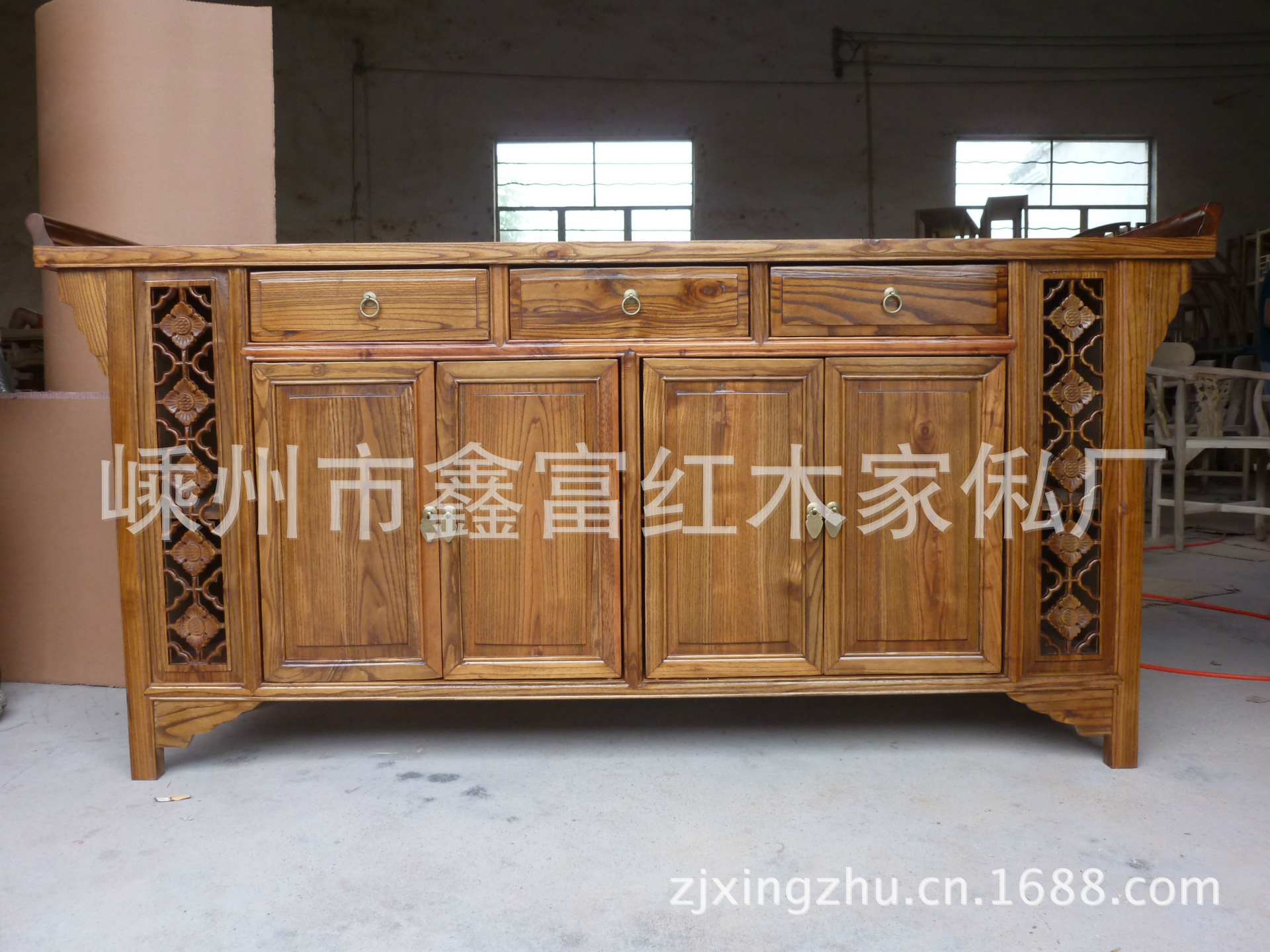 四门三斗鞋柜