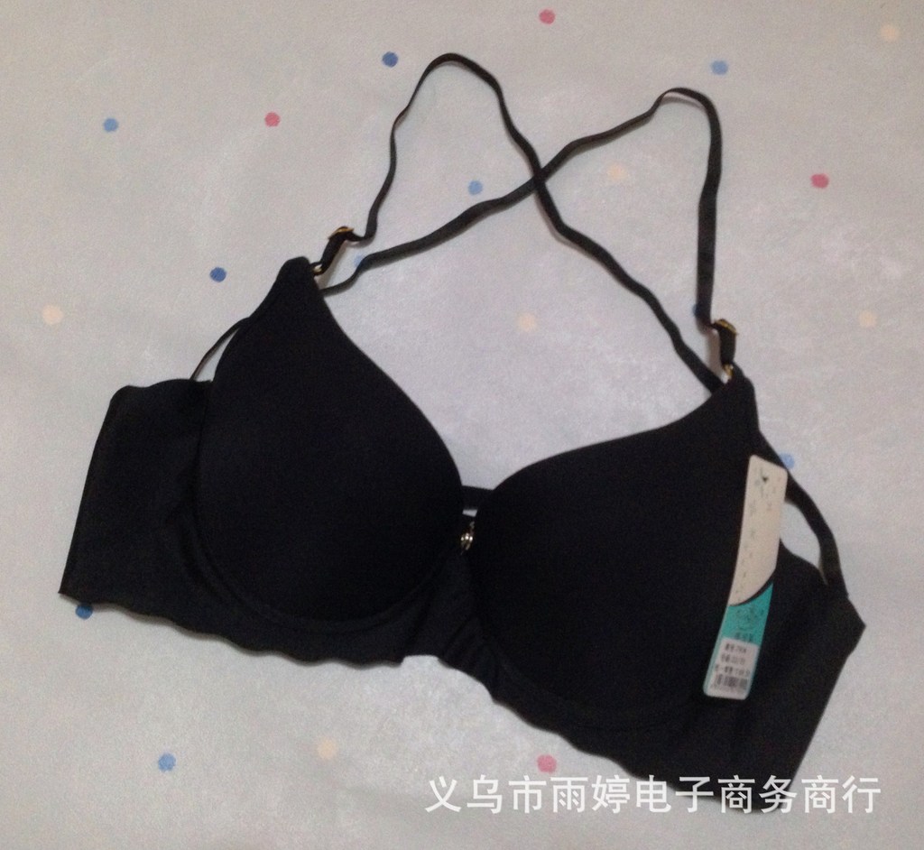 夏季薄款<em>少女文胸</em> 性感美背<em>交叉</em>肩带 A杯<em>文胸</em>
