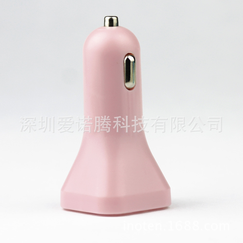 【双usb车载充电器 3.1A功率2.1A 1A双输出充