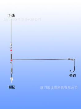 路亚钓配件 抗拉防咬前导线 带天平的钢丝支架钩柔软钢丝线串钩