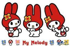 美乐蒂mymelody 头形旋转化妆镜桌镜子台式化妆镜生日礼物赠