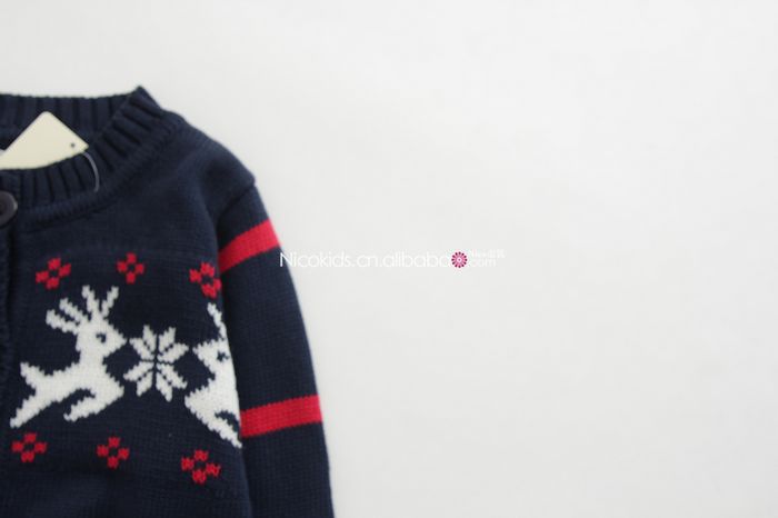 外贸童装 儿童男女童纯色民族风图案<em>毛衣</em> <em>男</em>儿