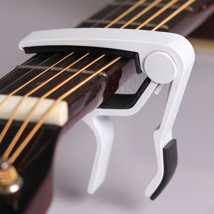 【高档民谣吉他变调夹调音夹木吉他金属变音夹