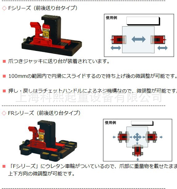 爪式千斤顶