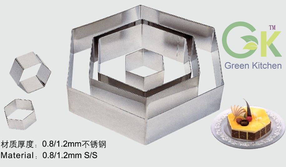 【水滴形慕斯圈 蛋糕圈 42*60*30mm】