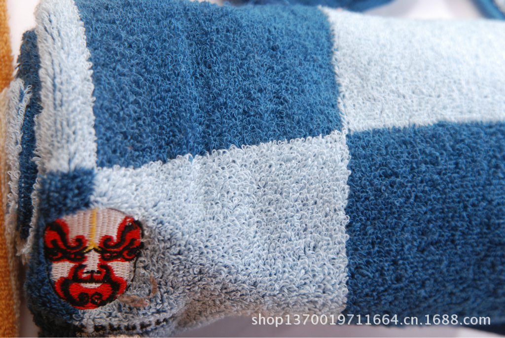 纯棉京剧脸谱毛巾  批发毛巾