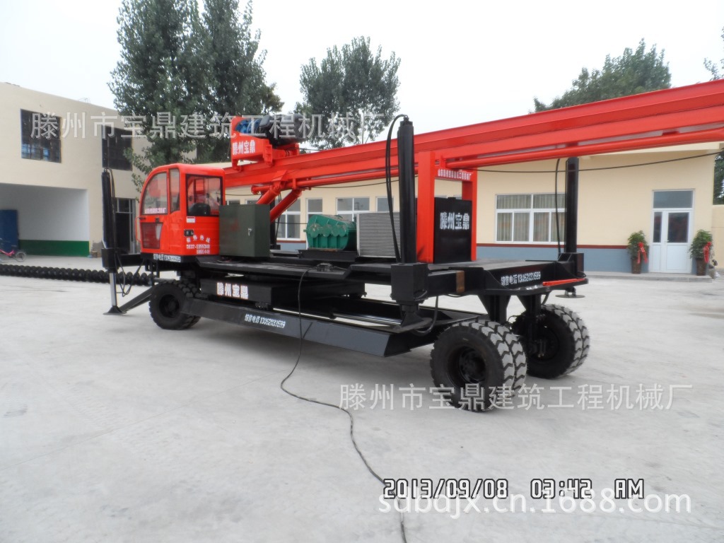 滕州宝鼎轮式步履式打桩机