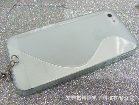 【iphone5清水套 TPU材料硅胶手机套 苹果5保
