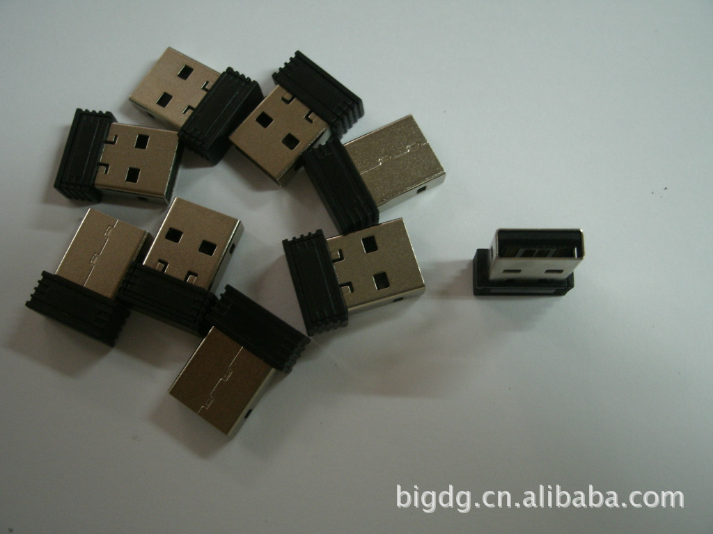 东莞厂家生产销售黑色无线鼠标接收器外壳 图