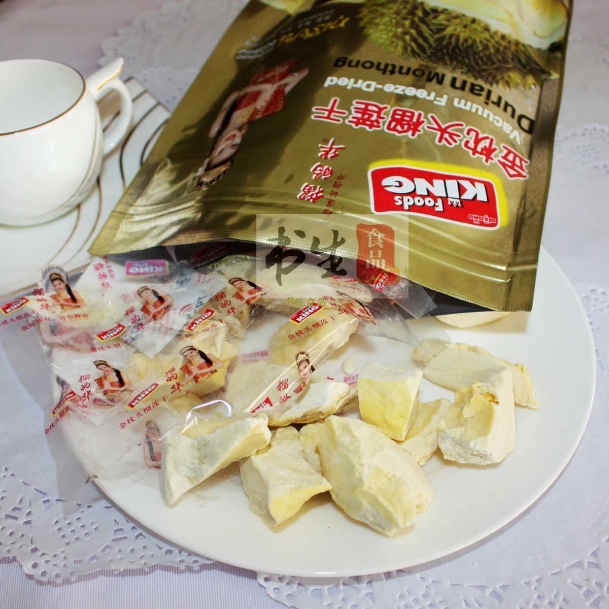 【新品泰国进口零食【榴的华金枕头榴莲干10