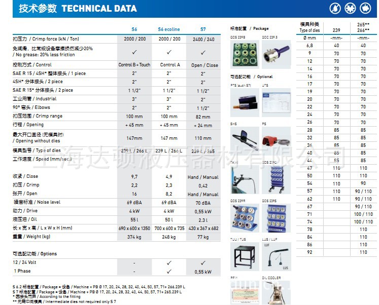 德国uniflex s6 进口扣压机 压管机 缩管机