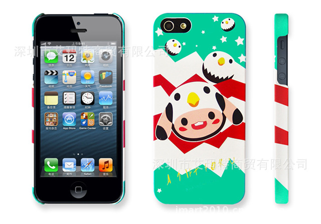齙牙公 iphone5 磨砂殼 (6)