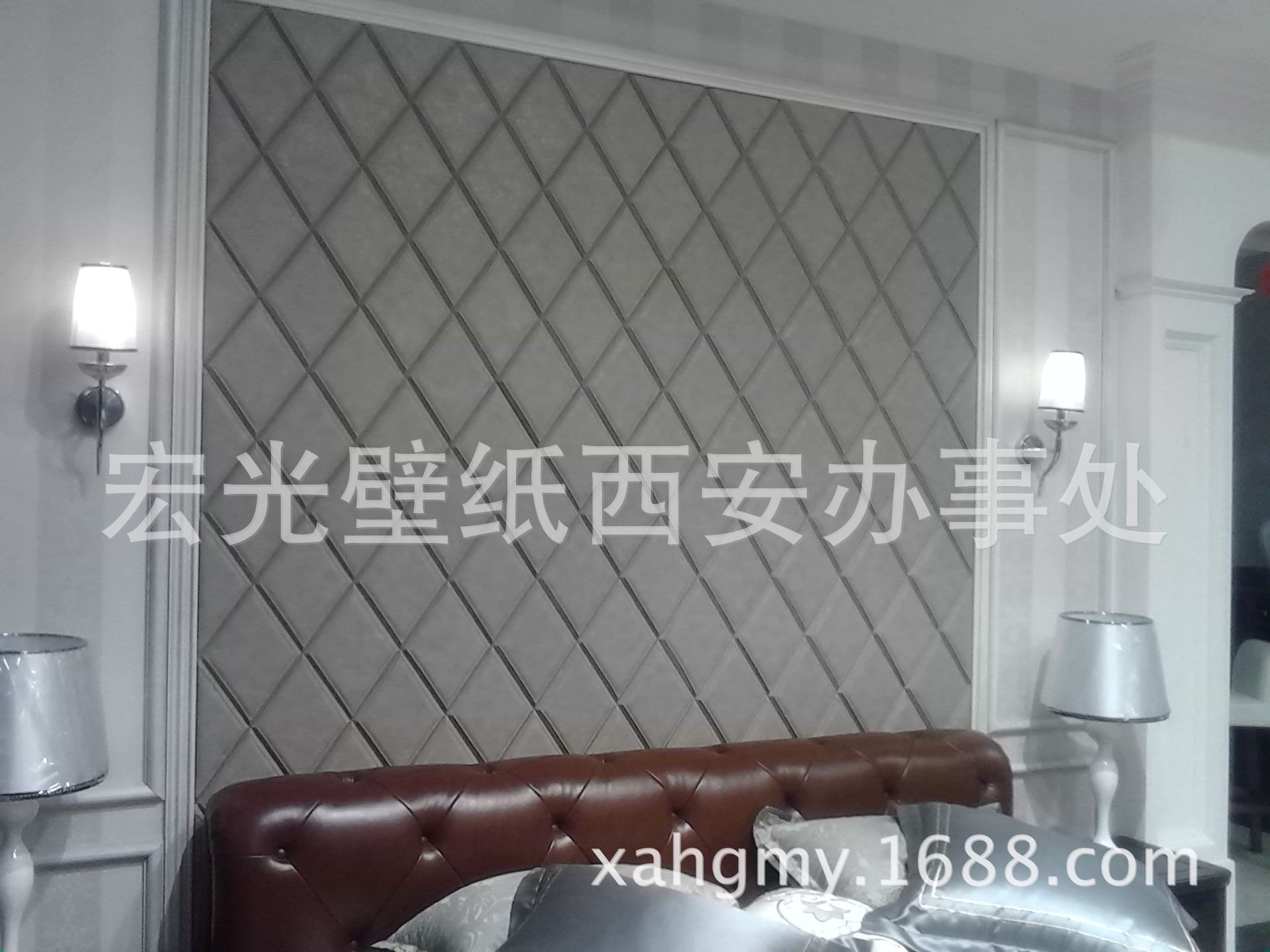 西安一鸣硬包 厂家定制生产床头沙发电视墙面