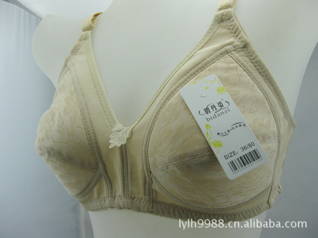 清凉薄棉D杯<em>文胸</em>中老年<em>无</em>托大<em>杯胸罩</em>批发 - 阿