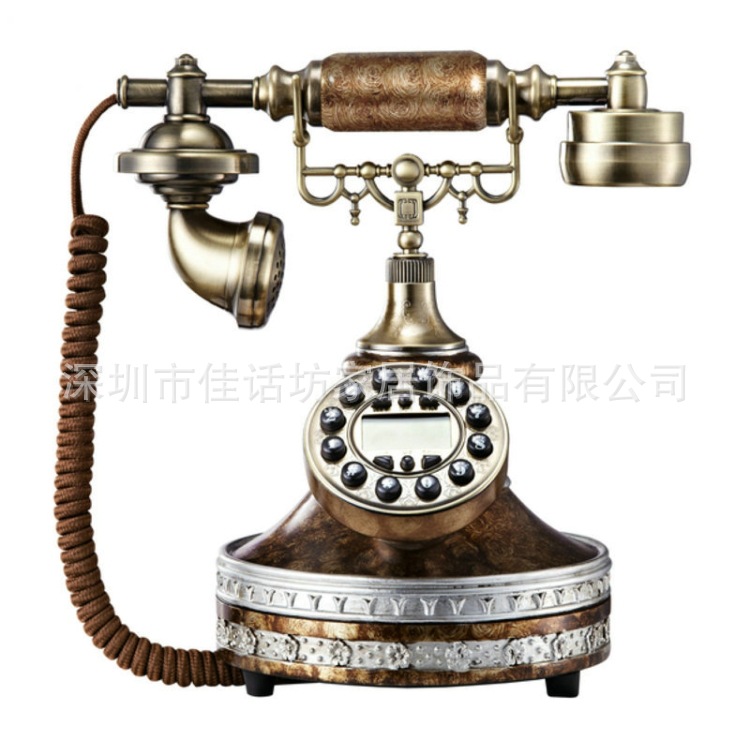 产销售 办公室仿古电话机 JLY-9089C 哈托尔 图