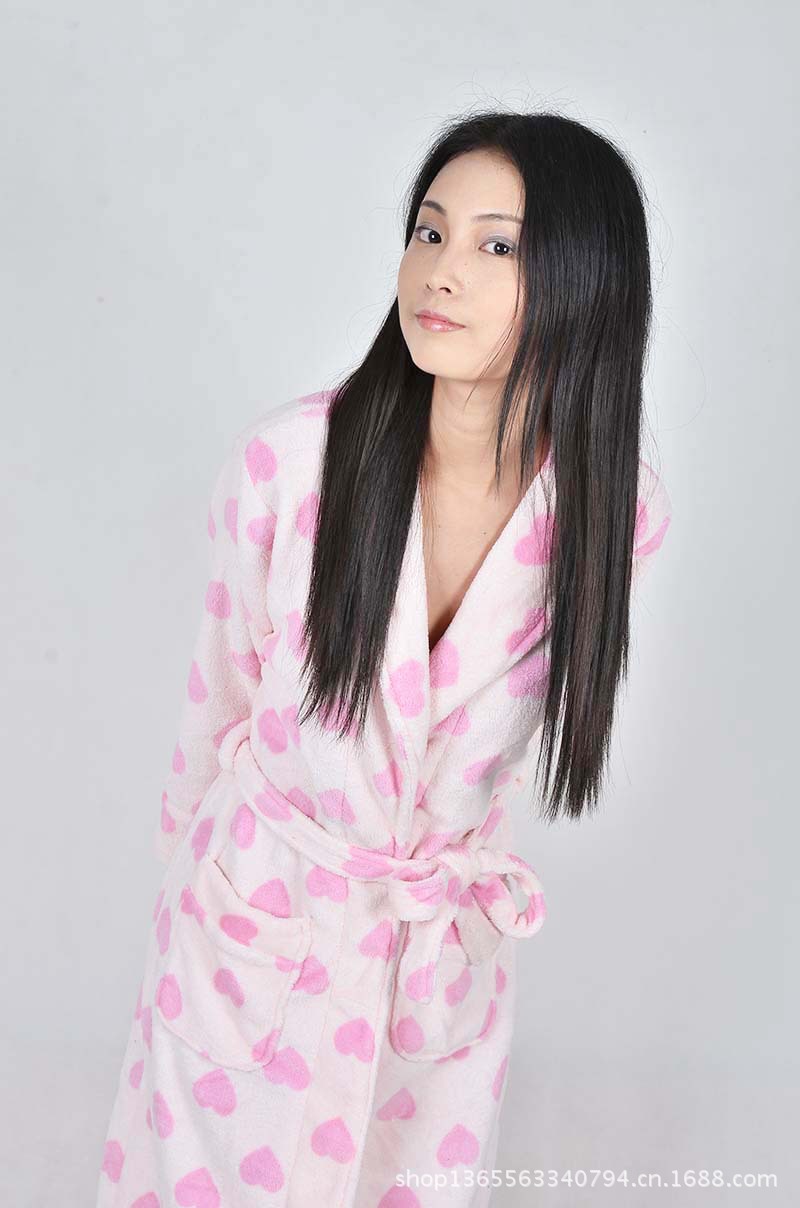 【新款珊瑚绒<em>睡衣</em> 女 <em>套装加厚</em>保暖可爱家居服