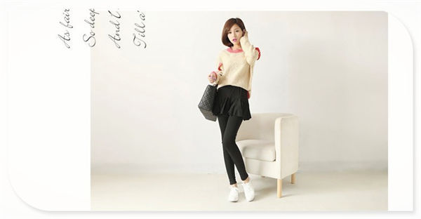 【2013<em>秋冬</em>新品 <em>韩国</em>时候假两件鱼尾裙百褶裙