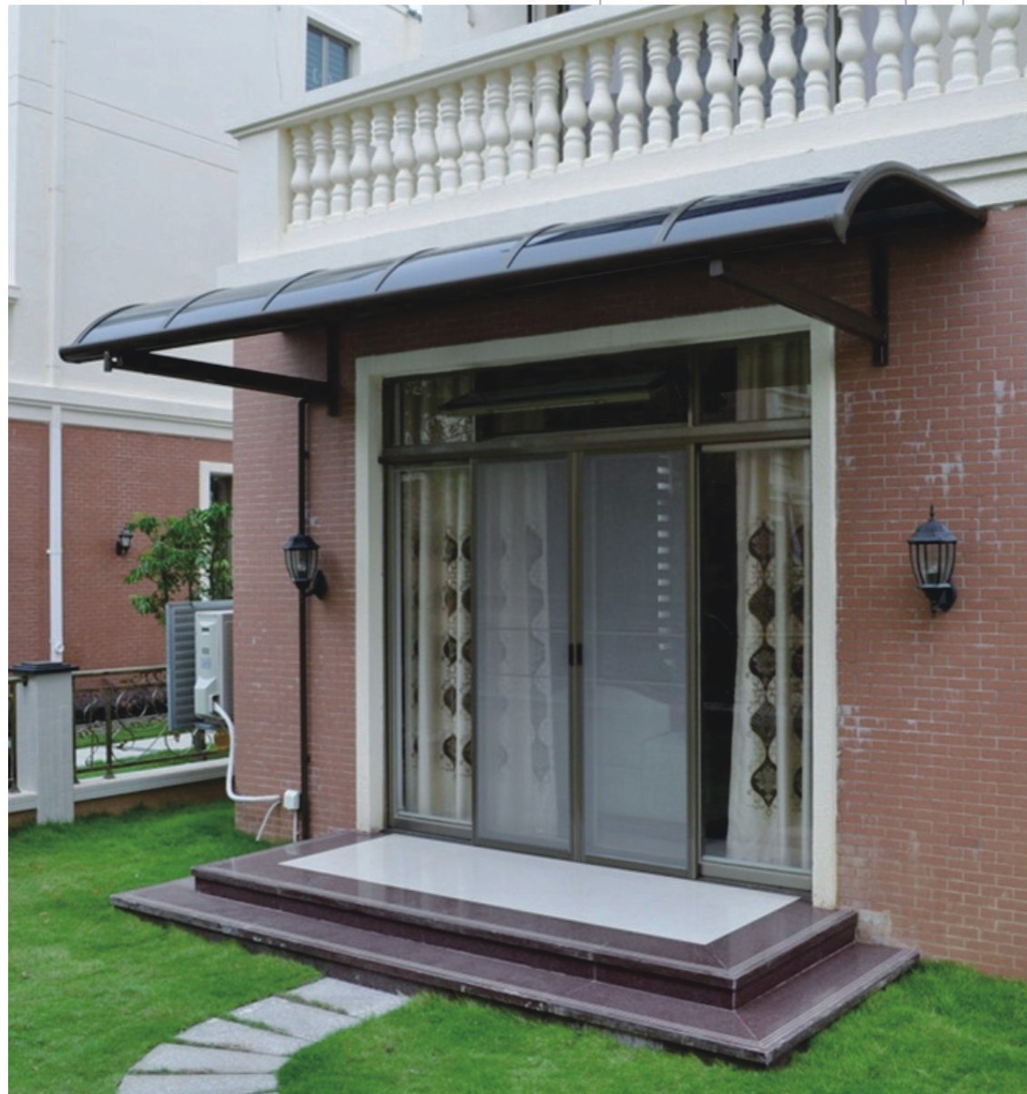 广州玻璃雨棚设计效果图_太平洋家居网整屋案例